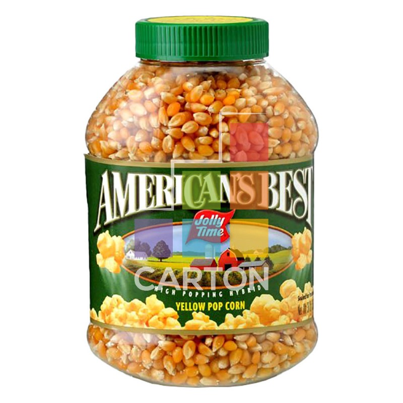 JOLLYTIME YELLOW POPCORN JAR 6*850GM